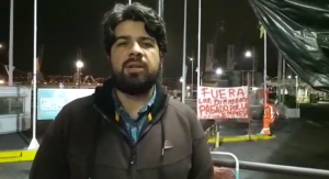 VIDEO| Dirigente de estibadores portuarios por allanamiento de Carabineros: "Si existe un muerto va a ser responsabilidad de Piñera"