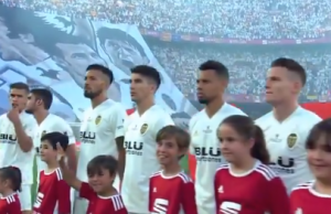 VIDEO| Niño español realiza saludo fascista mientras suena el himno español en la final de la Copa del Rey
