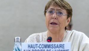 Ex presidenta Bachelet sobre medidas por la pandemia: "No es un cheque en blanco para olvidar las obligaciones con los derechos humanos"