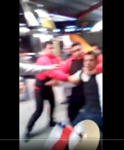 Fiestas Patrias: el violento accionar de un guardia en contra de un chinchinero en el Terminal de Talca