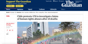 Medios extranjeros destacan que la "ONU investigará denuncias de abusos contra los DD.HH. tras 18 muertes"