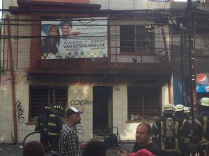VIDEO| Ataque incendiario afecta a la sede de la UDI en Concepción