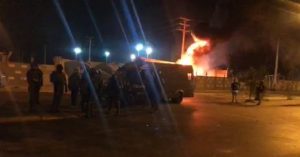 CGE informa que ningún cliente vio interrumpido su suministro eléctrico tras quema de vehículos en subestación de Copiapó