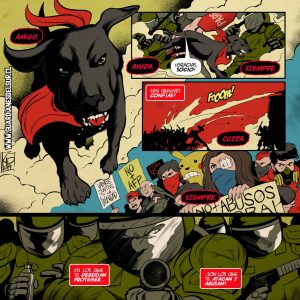 "Los héroes existen y están allá afuera": Dibujante Guido Salinas estrena nuevo cómic sobre el Negro Matapacos