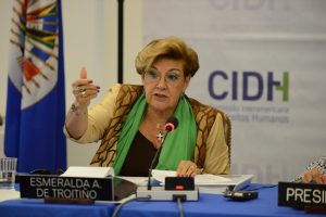 Esmeralda Arosemena, presidenta de la CIDH, constató la dispar justicia en Chile: "Tenemos que garantizar que las leyes sean iguales para todos"