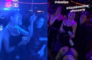 Video de Rosalía, Dua Lipa y otros artistas lanzando billetes a strippers tras los Grammy genera intenso debate