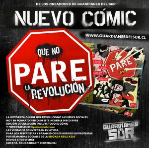 "Que no pare la revolución": Presentan nuevo cómic a beneficio de rescatistas y paramédicos de la zona cero