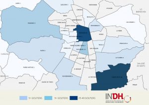 INDH: Golpizas de Carabineros se concentran en Puente Alto y Santiago Centro