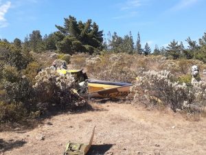 Accidente aéreo en el Maule: Piloto fallece tras capotar con su helicóptero mientras combatía incendio forestal