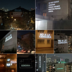 REDES| Contra la censura: proyecciones de luz se multiplican en distintas partes del mundo