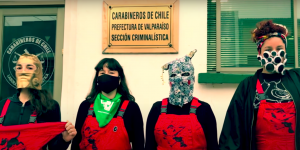 VIDEO| Colectivo Lastesis lanzan manifiesto contra la violencia policial junto a Pussy Riot