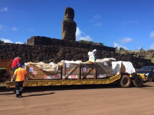 Hito para el reciclaje en Rapa Nui: Despachan 30 toneladas de vidrio para reciclaje