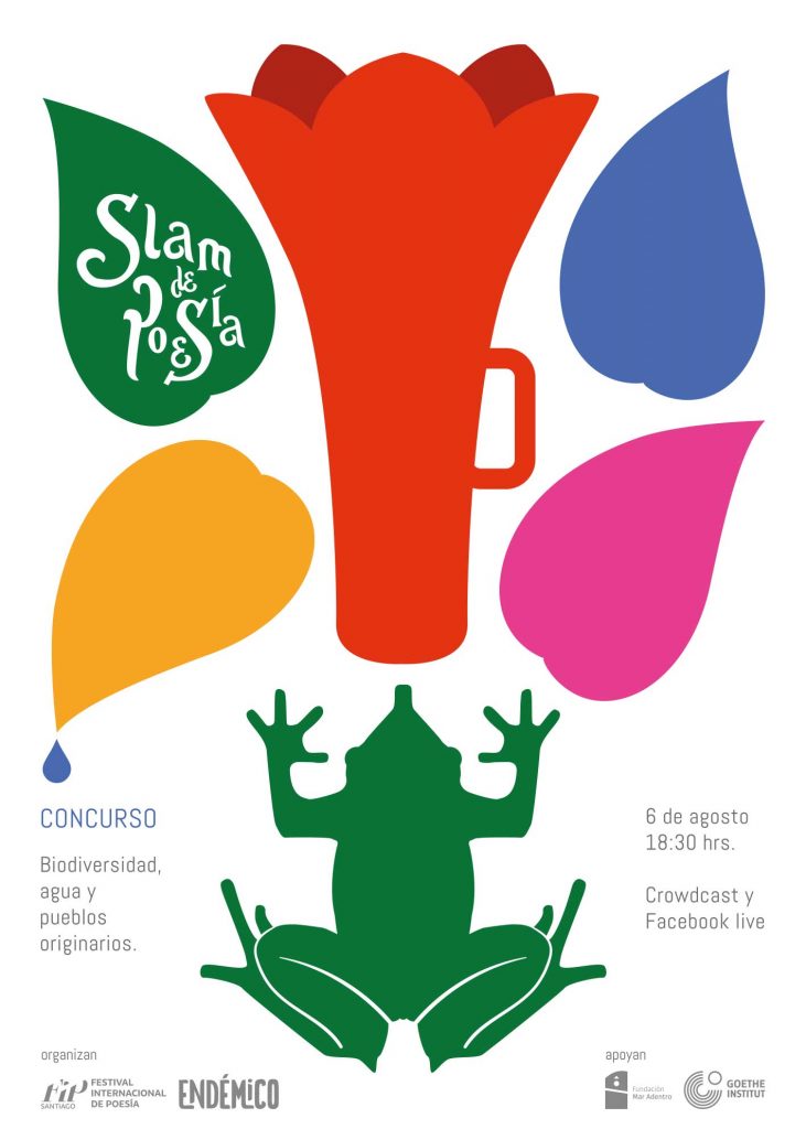 SLAM de Poesía medioambiental: Abren convocatoria para concurso de poesía sobre agua, biodiversidad y pueblos originarios