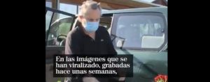 VIDEO| Tras convocatoria llamando a su no utilización: Viralizan foto de Miguel Bosé usando mascarilla