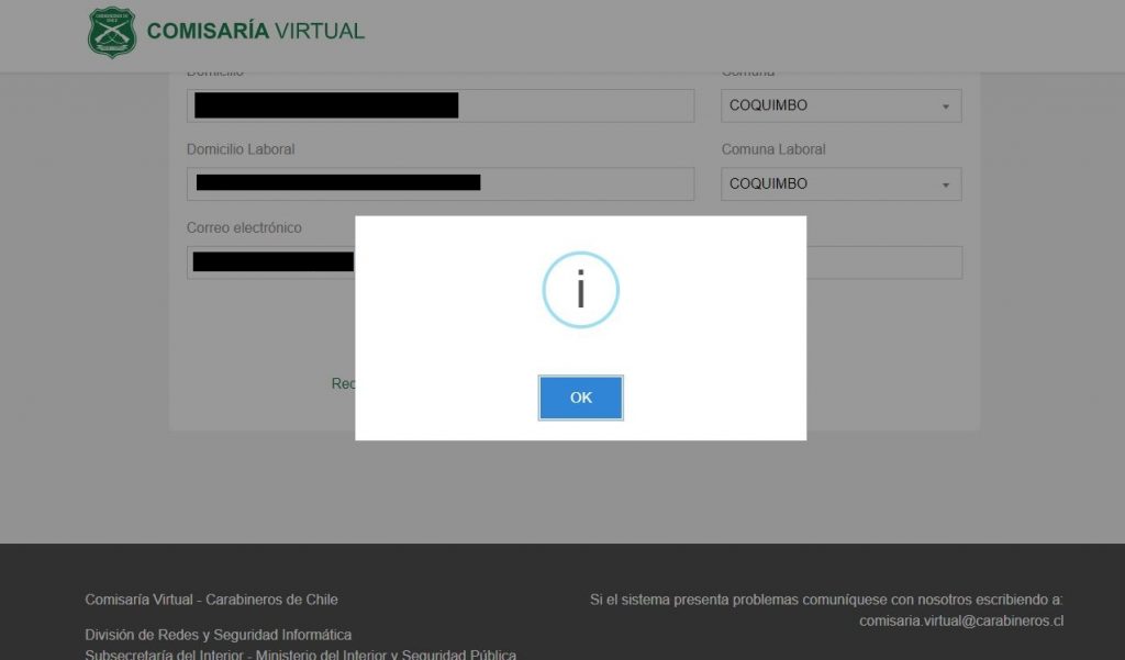 REDES| “Esto es tan normal”: Comisaría Virtual presenta nuevos problemas y genera molestia en usuarios