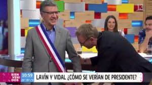 Guillier increpa al CNTV por "manipulación" de Lavín en la televisión: "Nadie puede negar que era cadena nacional"