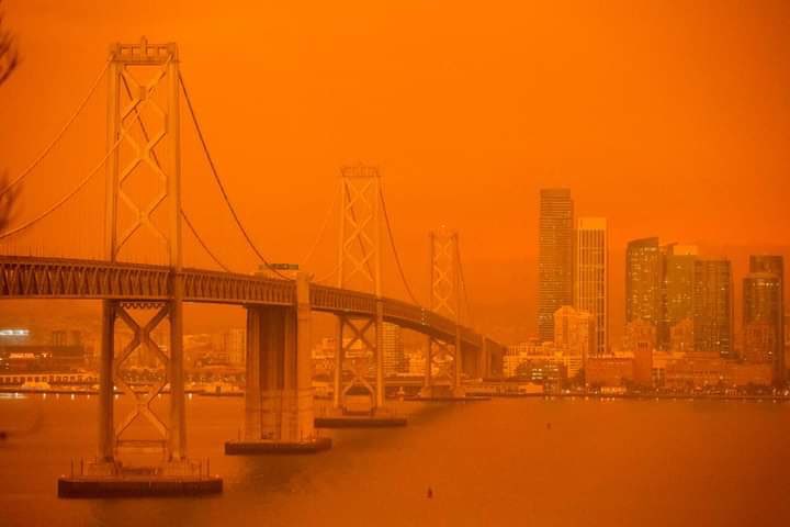 Fotos | Emergencia climática: San Francisco bajo un naranja apocalíptico