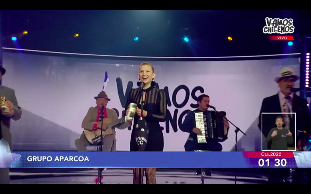 VIDEO| “Vamos Chilenos“: Sigrid Alegría bailó con mensajes a favor del Apruebo sacando aplausos en redes sociales