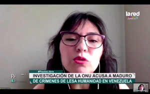 Alejandra Matus por informe de DD.HH. de la ONU sobre Venezuela: “Esto también ocurrió en el Chile de octubre“