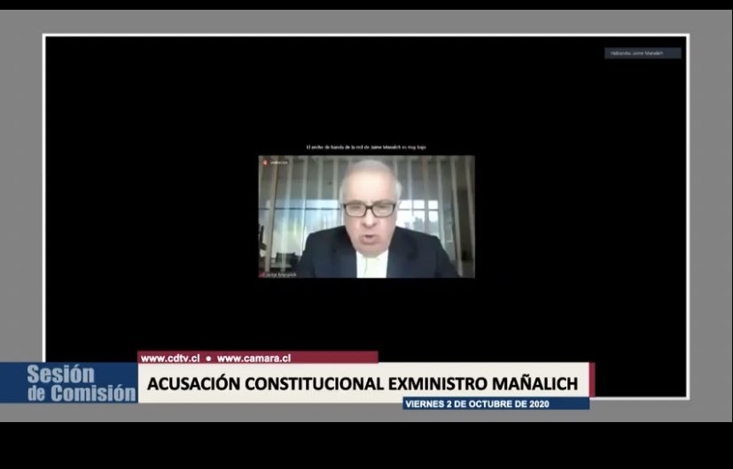Jaime Mañalich y su defensa ante acusación constitucional: «Lamento si en algún momento contribuí a crispar el ambiente»