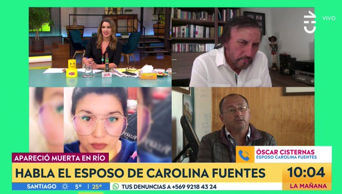 Acusan a Carlos Pinto y ‘Contigo CHV’ de morbo por revelar detalles de muerte de Carolina Fuentes