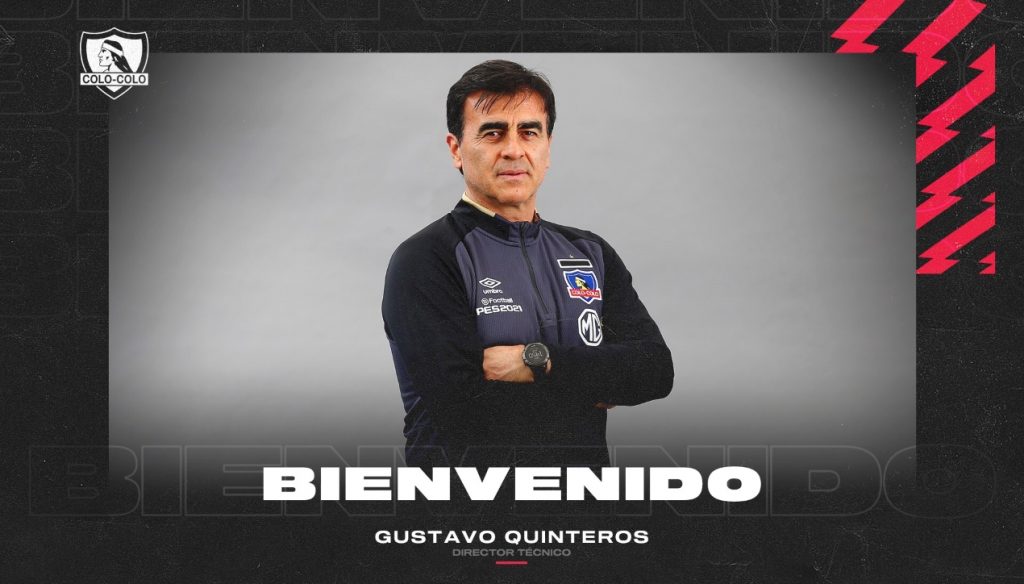 Colo Colo oficializó la contratación de su nuevo entrenador, Gustavo Quinteros