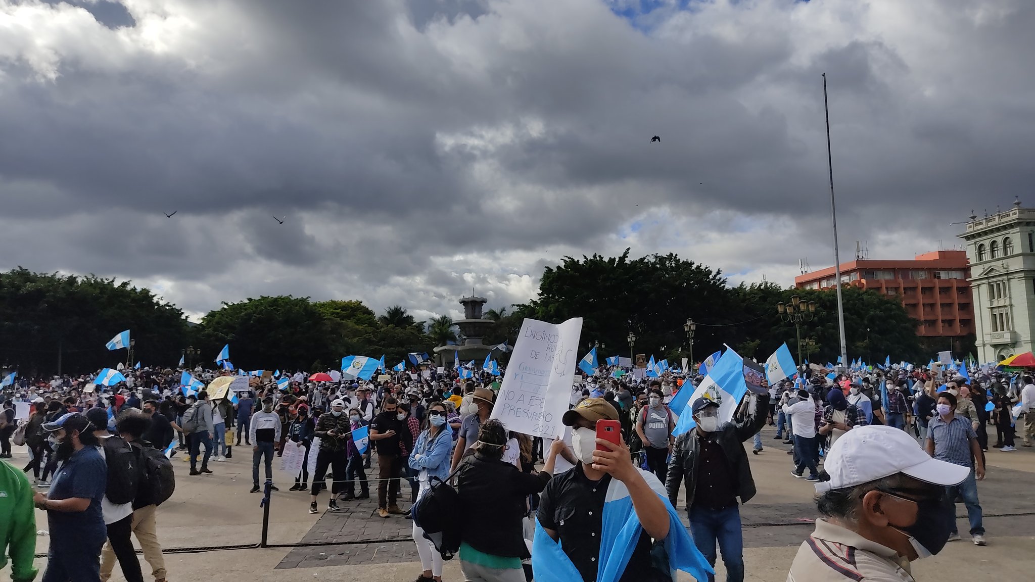 Protestas en Guatemala Al menos dos manifestantes sufrieron traumas