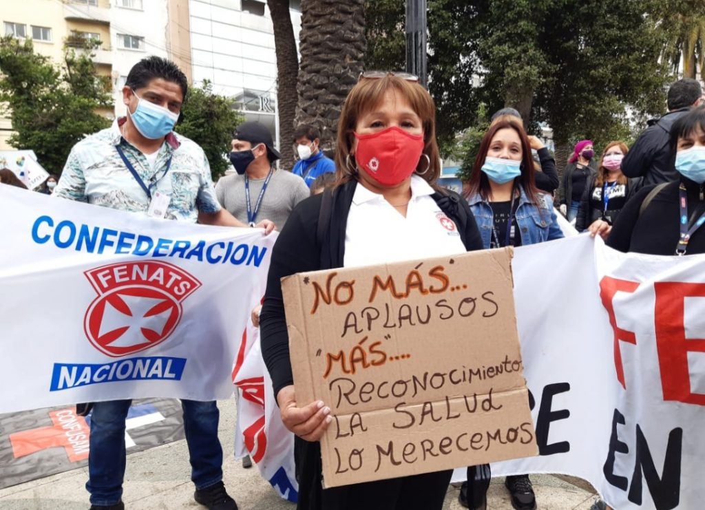 Patricia Valderas, presidenta de la Fenats: «Espero que no volvamos a tener un gobierno de derecha, porque pucha que la hemos sufrido los trabajadores»