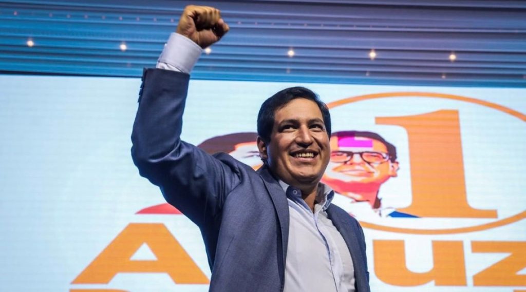 Arauz gana en Ecuador con el 32,20 % ad portas de una segunda vuelta de las presidenciales