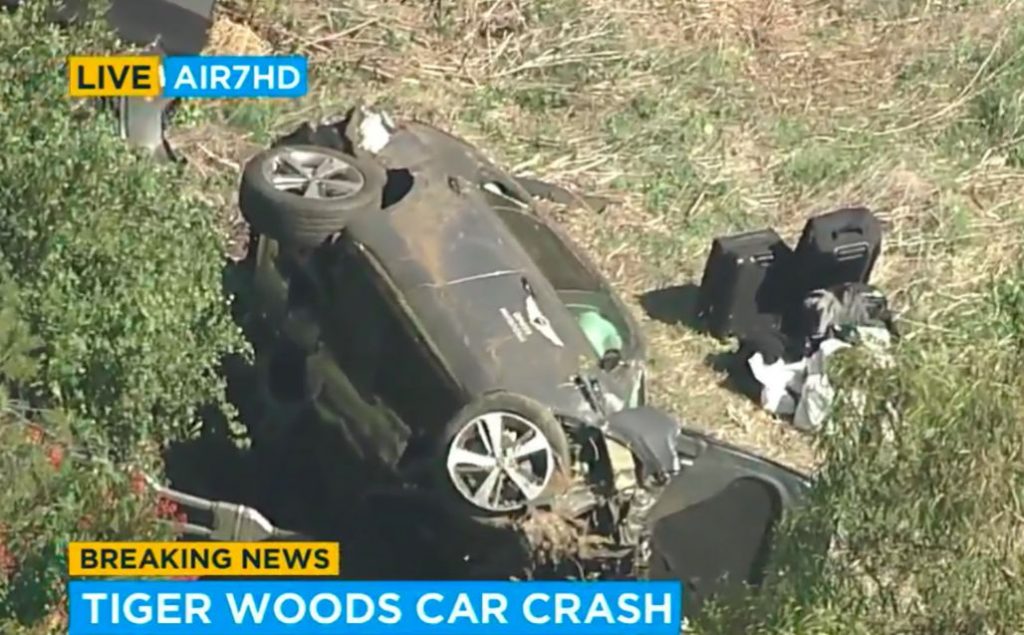 Tiger Woods sufre grave accidente de tránsito cerca de Los Ángeles