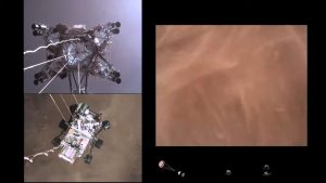 'Perseverance': NASA libera primer video del robot explorador llegando a Marte