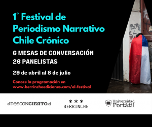 Nuevo festival de periodismo pone a autores chilenos a contar cómo escribieron sus historias