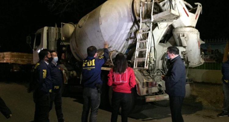 Incautan casi 3 toneladas de drogas que eran transportadas en camión betonero