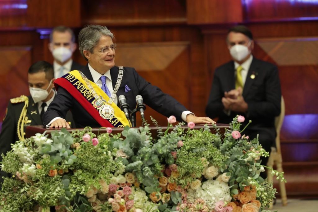 El empresario y banquero Guillermo Lasso jura como nuevo presidente de Ecuador