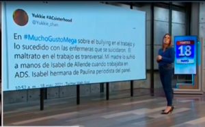 VIDEO| El incómodo momento de Paulina de Allende-Salazar: Lee en vivo tweet que acusaba a su hermana de bullying