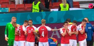 Eriksen se desploma en partido entre Dinamarca y Finlandia: Compañeros y público desconsolados