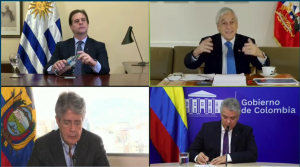VIDEO| Piñera dice en foro internacional que en la Convención "ha habido signos preocupantes"