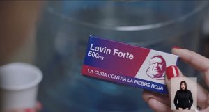 VIDEO| “Lavín forte”: Candidato de la UDI muestra a Jadue como una enfermedad y causa polémica con su franja