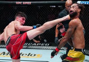 VIDEO| Chileno Ignacio ‘La Jaula’ Bahamondes gana su primera pelea en UFC con el mejor K.O. del año