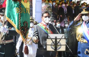 Presidente Luis Arce instó a las Fuerzas Armadas de Bolivia a "nunca más ser parte de un golpe de Estado"