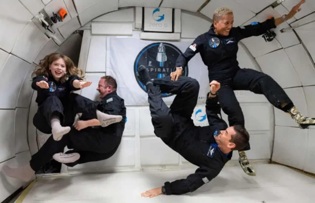 SpaceX y experiencia de astronautas civiles: «Estamos viendo el mundo por la ventana»