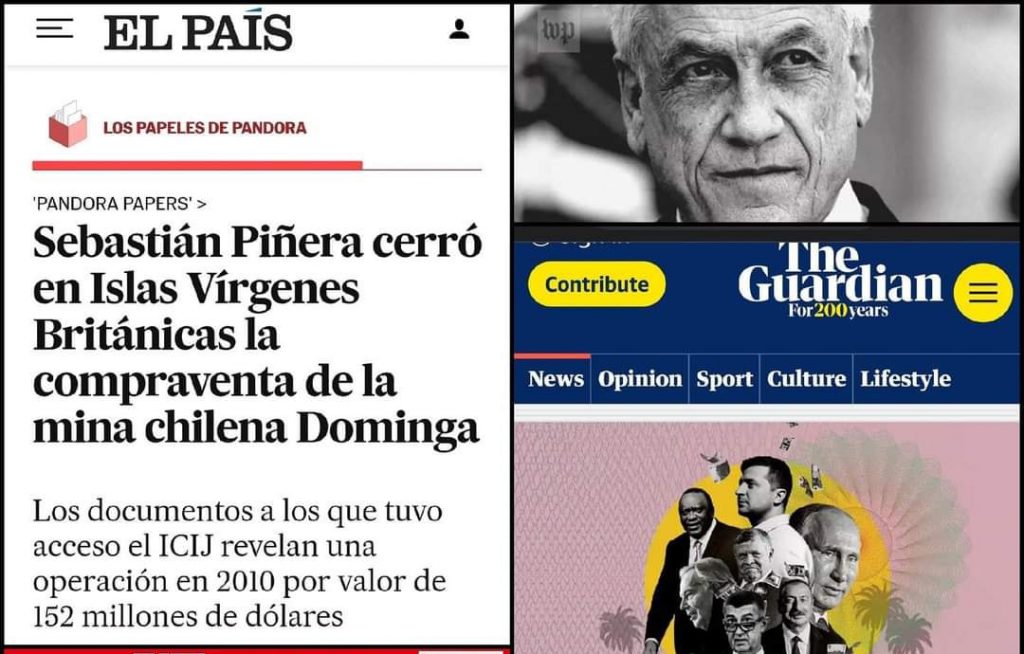 VIDEO| Prensa internacional destaca participación de Piñera en escándalo 'Pandora  Papers'