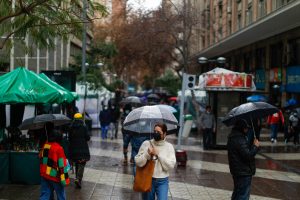 Vuelven los chubascos en Santiago: Revisa el informe del clima para esta semana