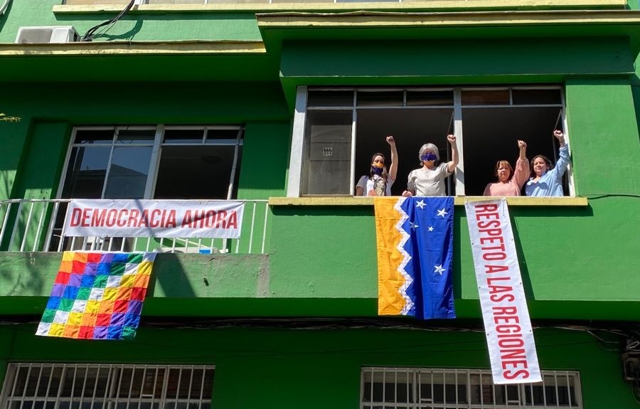Militancia disidente se toma la sede central del PPD y exige renuncia de su presidenta