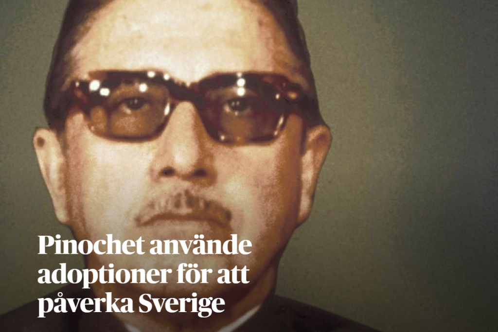 Investigación revela red de «adopciones forzadas» entre Pinochet y grupos nazis suecos
