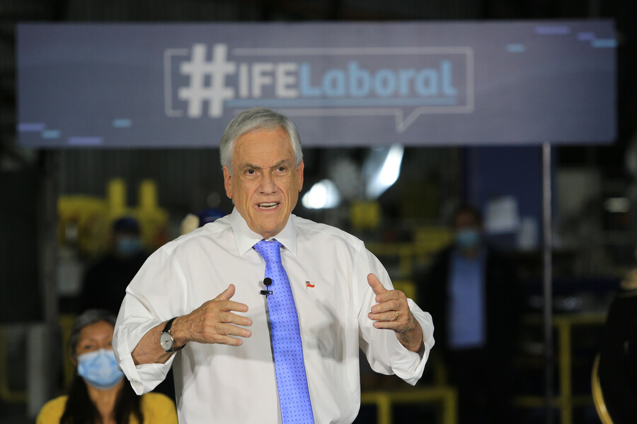 Piñera anuncia extensión del IFE Laboral en su “carta de navegación” para últimos meses