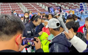 Publican videos de la tenista Peng Shuai en un evento deportivo
