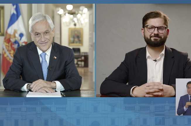 “Espero que lo hagamos mejor”: La frase de Boric que incomodó a Piñera en videollamada