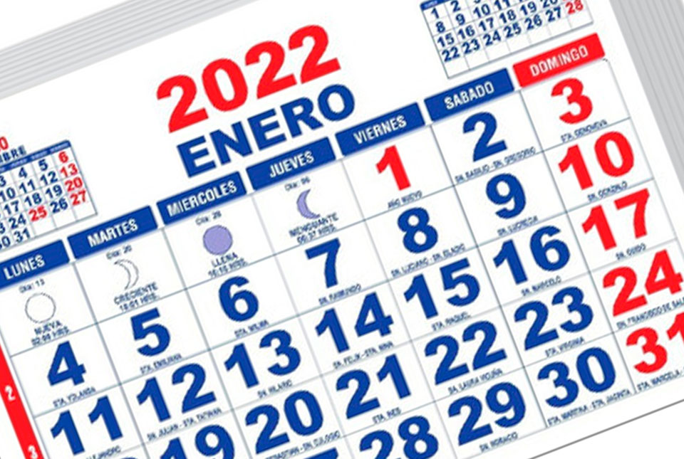 Feriados y fines de semana largo: Revisa los días festivos que tendrá el año 2022