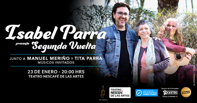 Isabel Parra vuelve al escenario con "Segunda Vuelta"